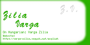 zilia varga business card